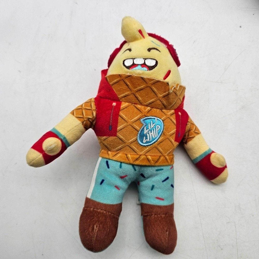 Fortnite Lil Whip Ice Cream Plush Stuffed Toy 8" Russ Multicolor Cute